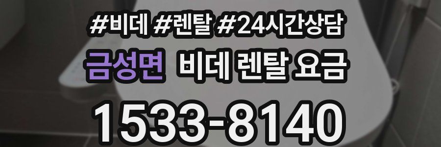 금성면 비데 렌탈 요금