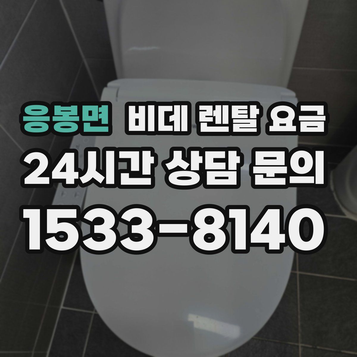 응봉면 비데 렌탈 요금