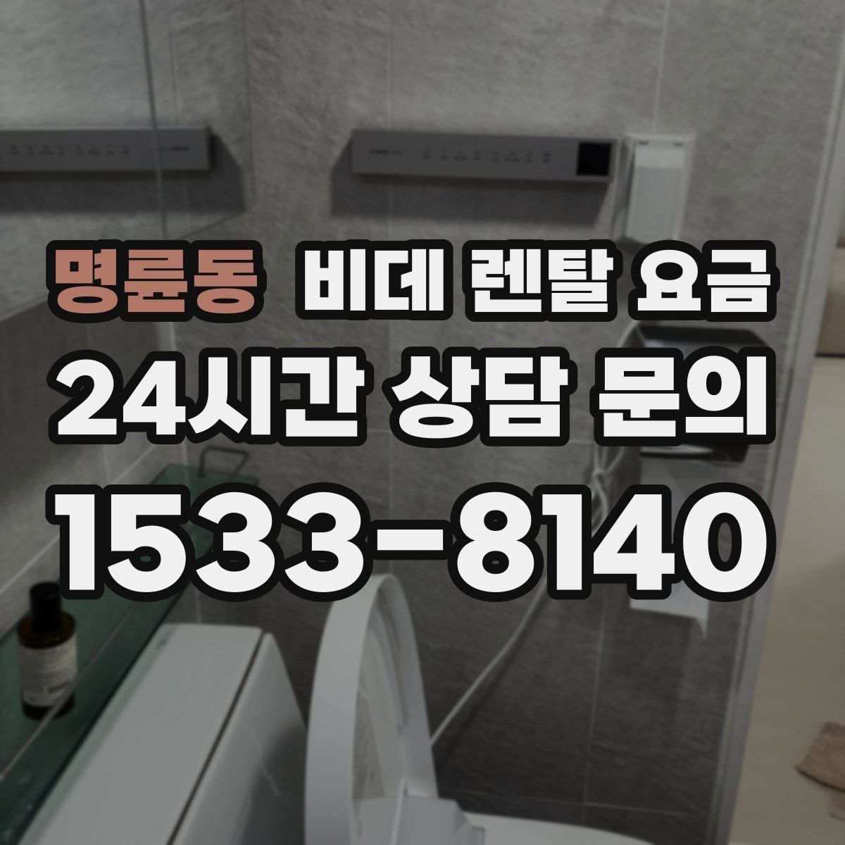 명륜동 비데 렌탈 요금