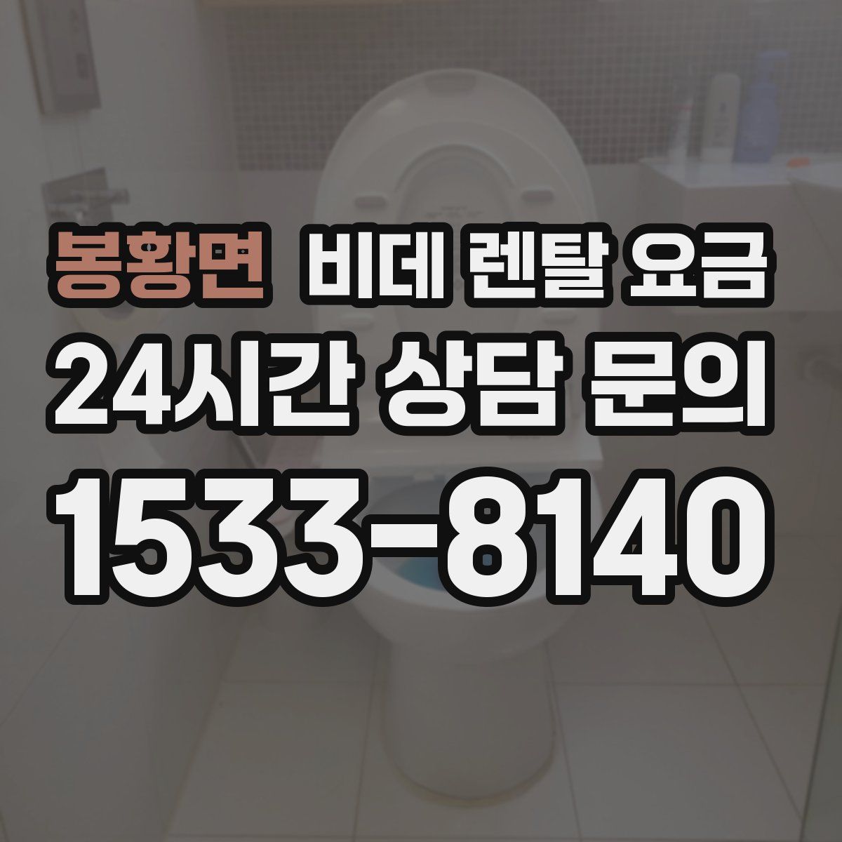봉황면 비데 렌탈 요금