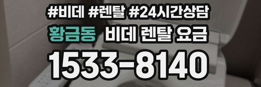 황금동 비데 렌탈 요금