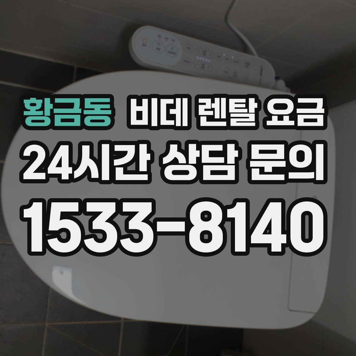 황금동 비데 렌탈 요금