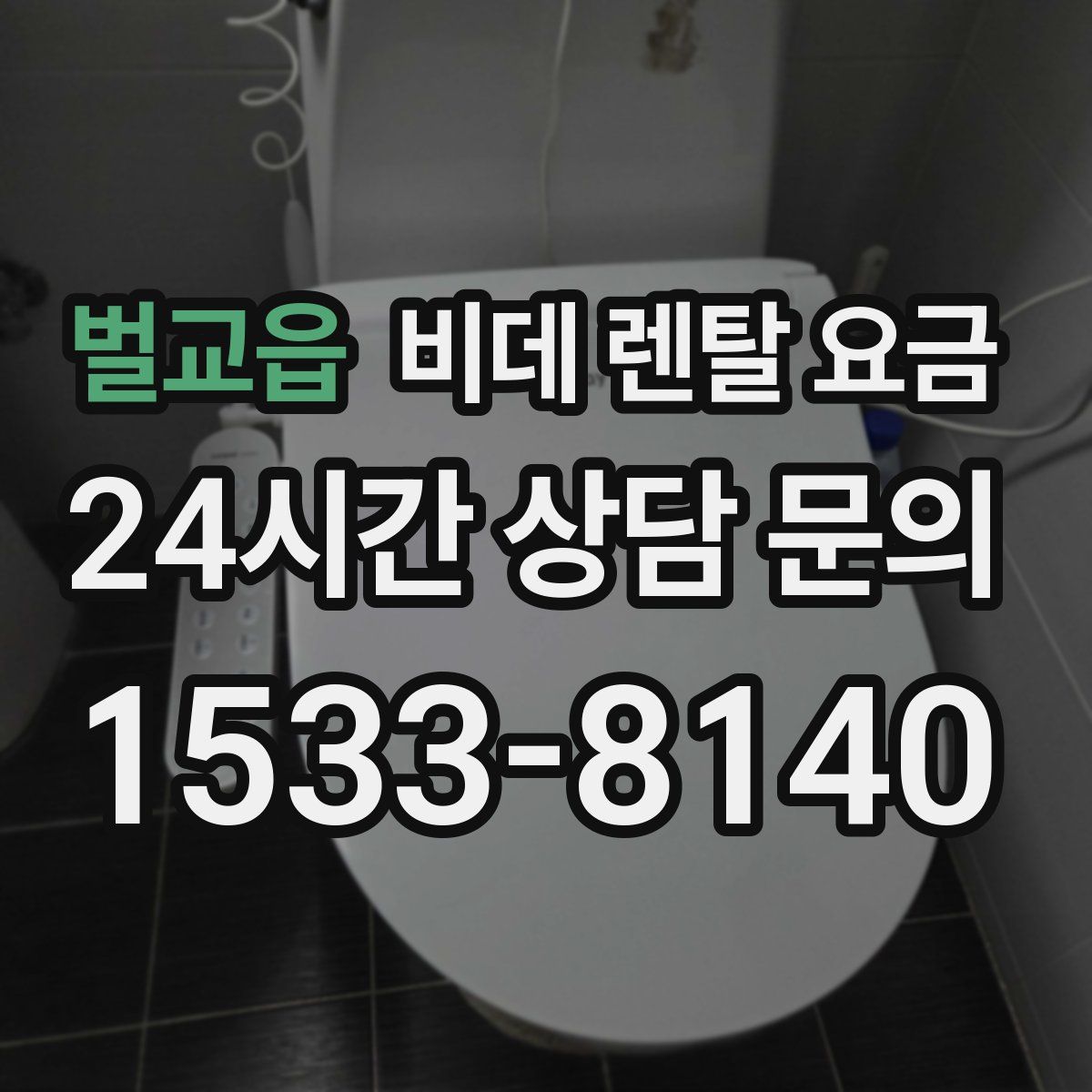 벌교읍 비데 렌탈 요금