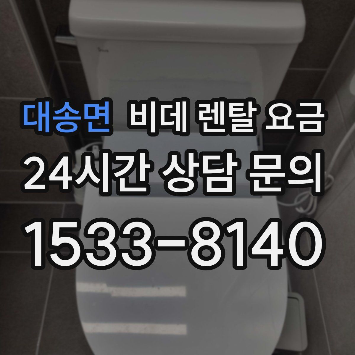 대송면 비데 렌탈 요금