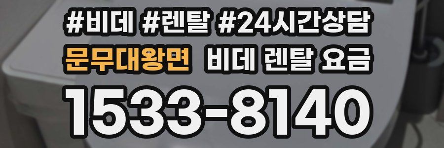 문무대왕면 비데 렌탈 요금