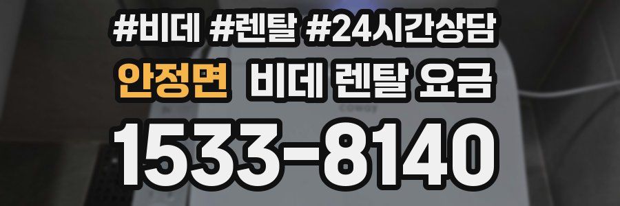 안정면 비데 렌탈 요금