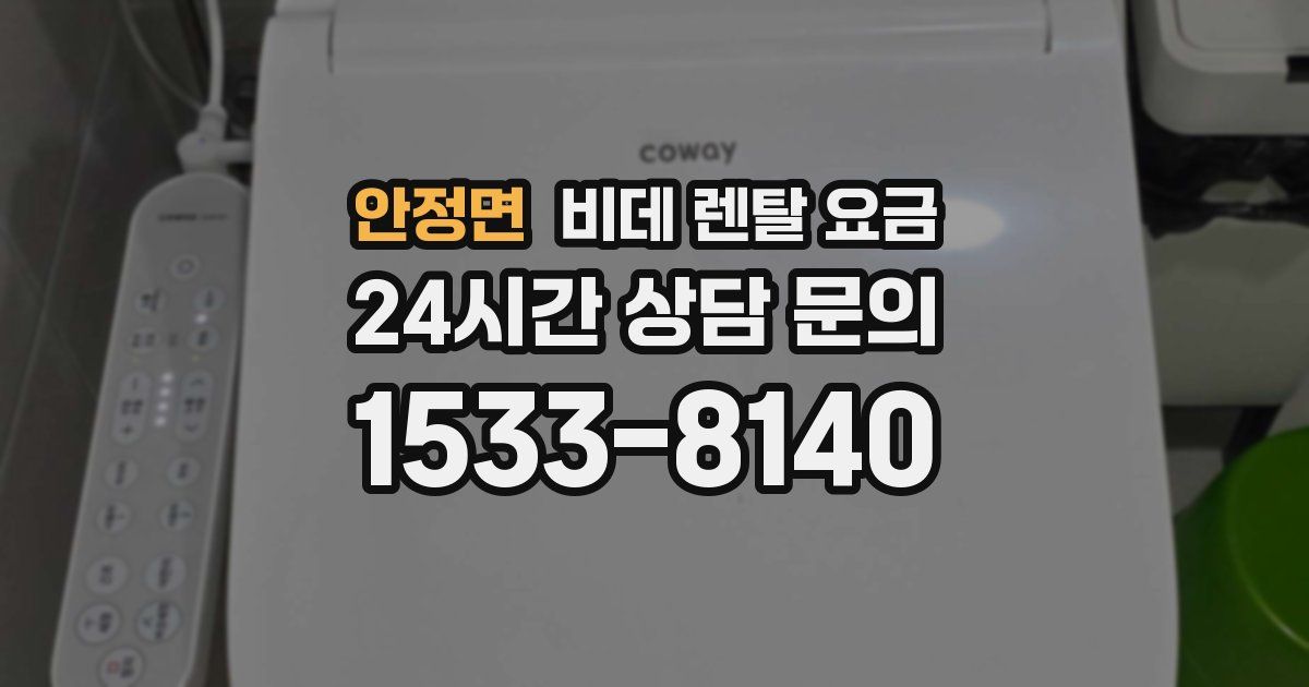 안정면 비데 렌탈 요금