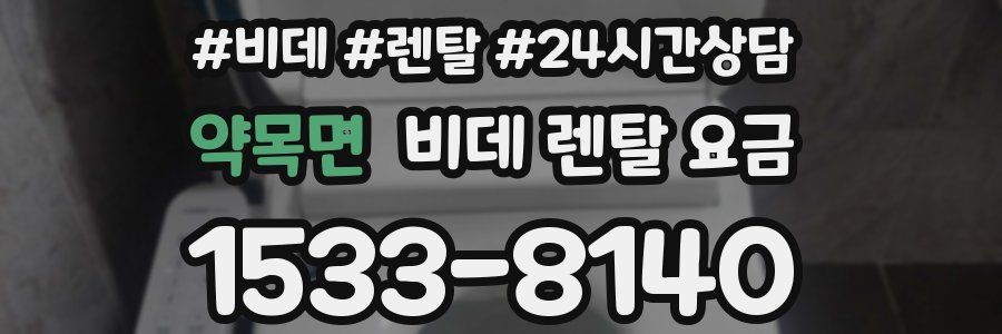 약목면 비데 렌탈 요금