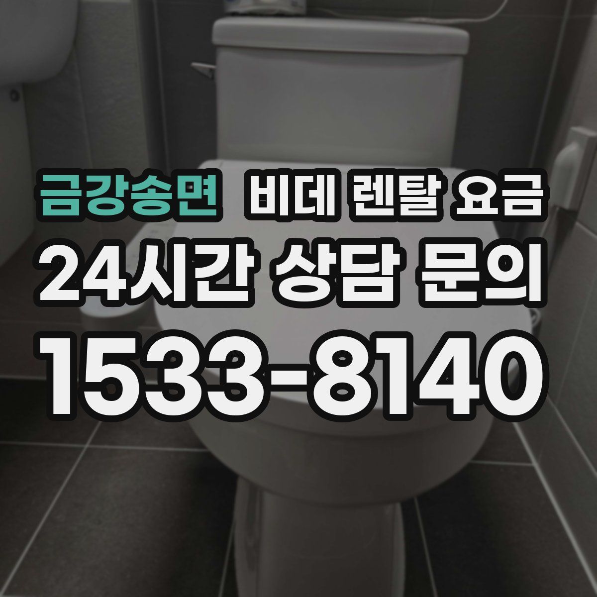 금강송면 비데 렌탈 요금