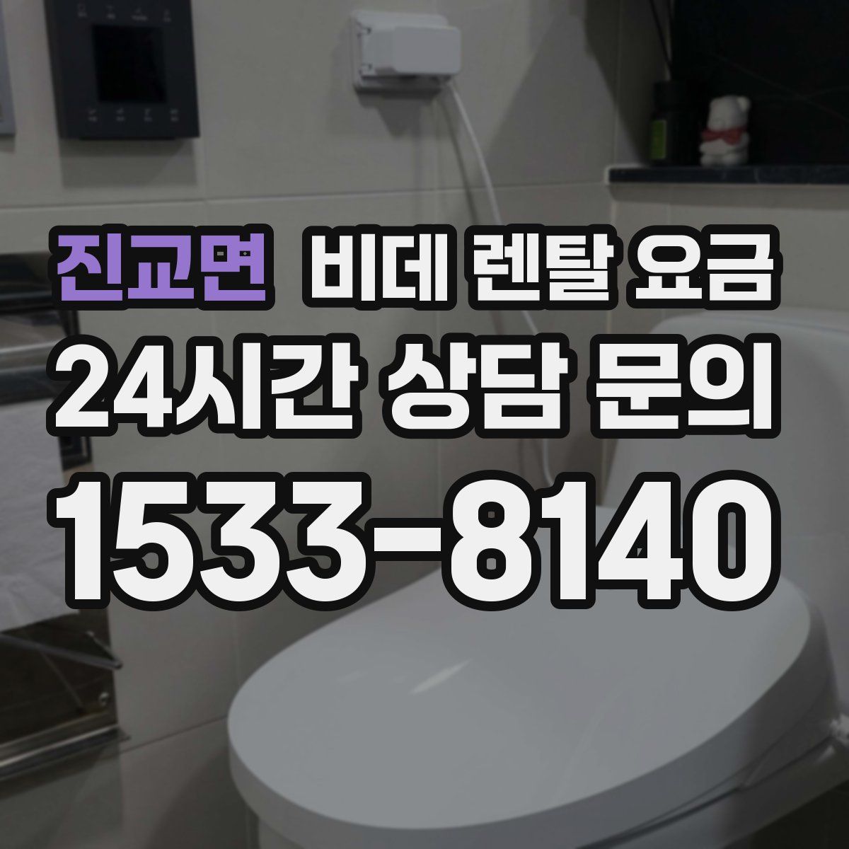 진교면 비데 렌탈 요금