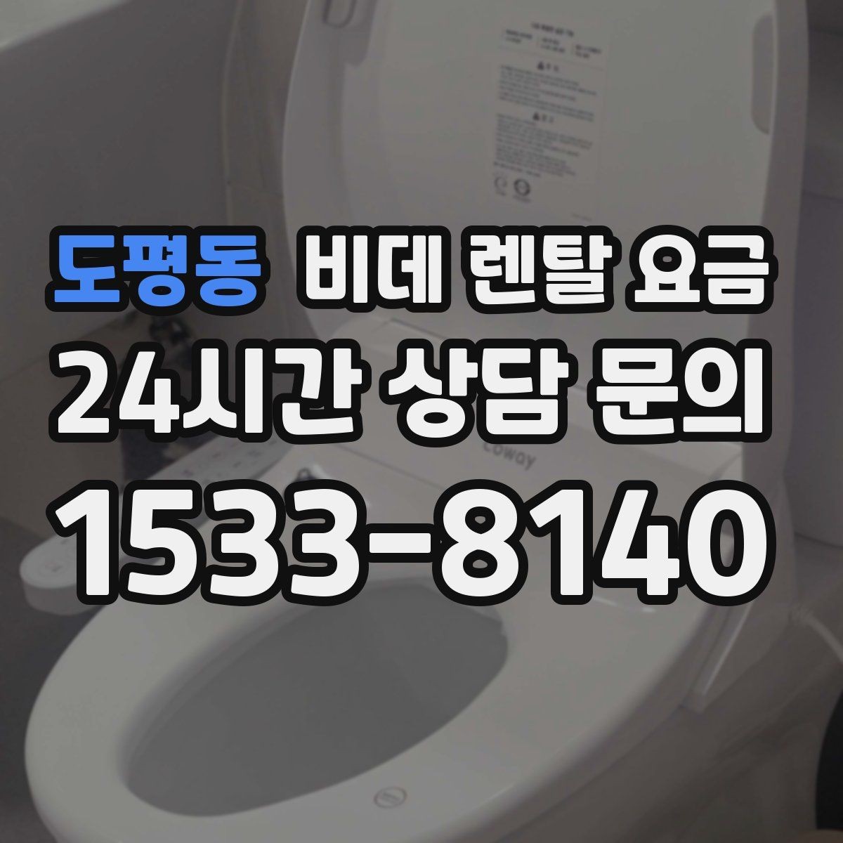 도평동 비데 렌탈 요금 렌탈 상담 시 확인하면 좋은 내용