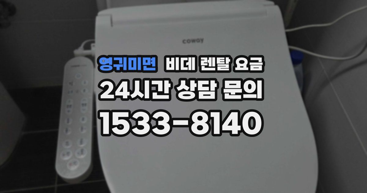 영귀미면 비데 렌탈 요금