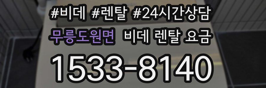 무릉도원면 비데 렌탈 요금