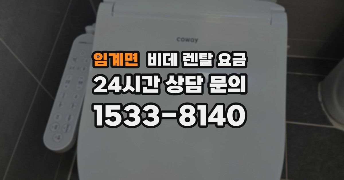 임계면 비데 렌탈 요금