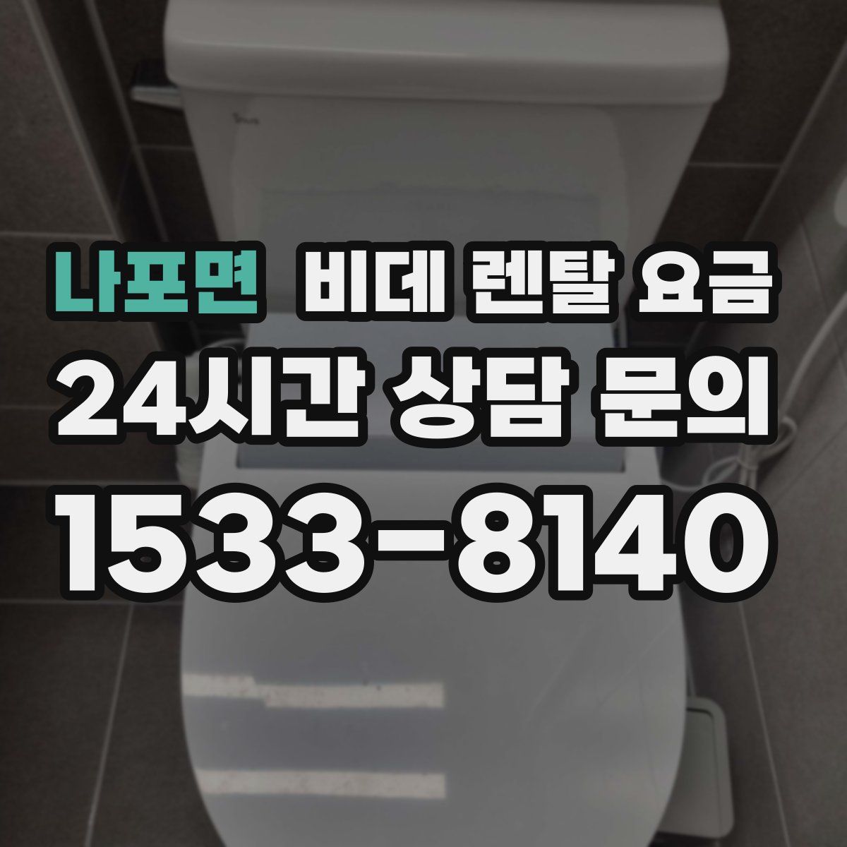 나포면 비데 렌탈 요금