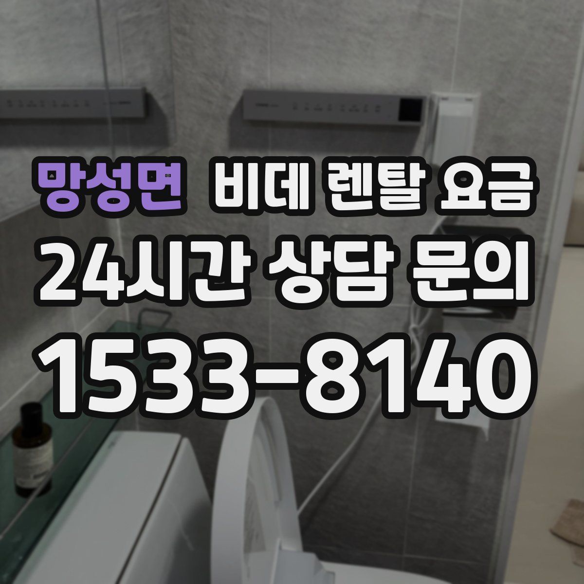 망성면 비데 렌탈 요금