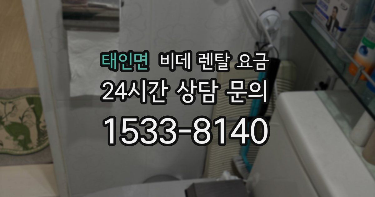 태인면 비데 렌탈 요금