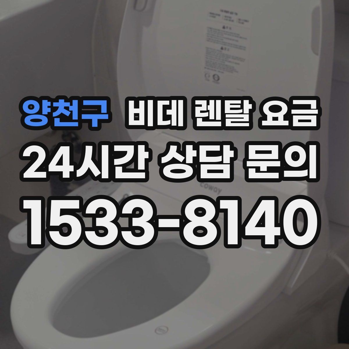 양천구 비데 렌탈 요금 고급형과 실속형 차이 한눈에 보기