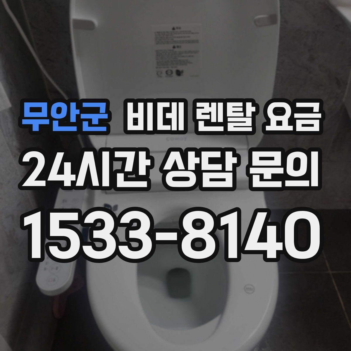 무안군 비데 렌탈 요금