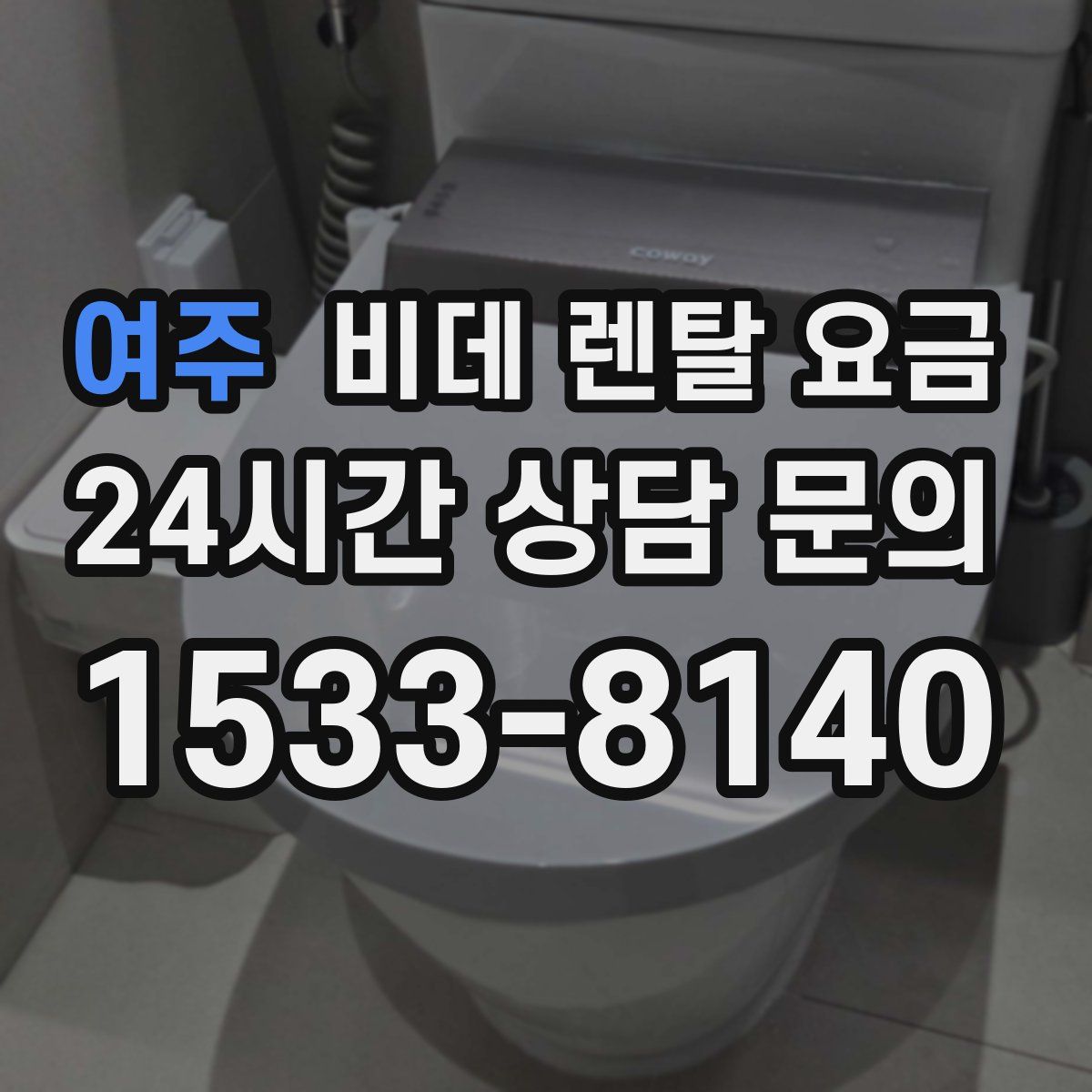 여주 비데 렌탈 요금