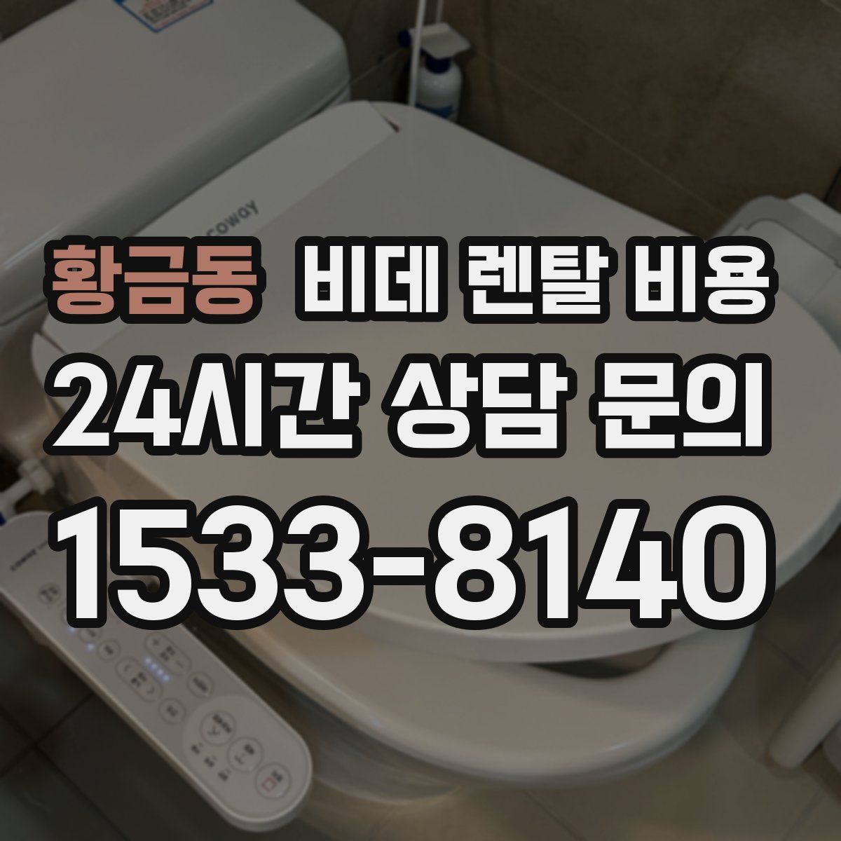 황금동 비데 렌탈 비용