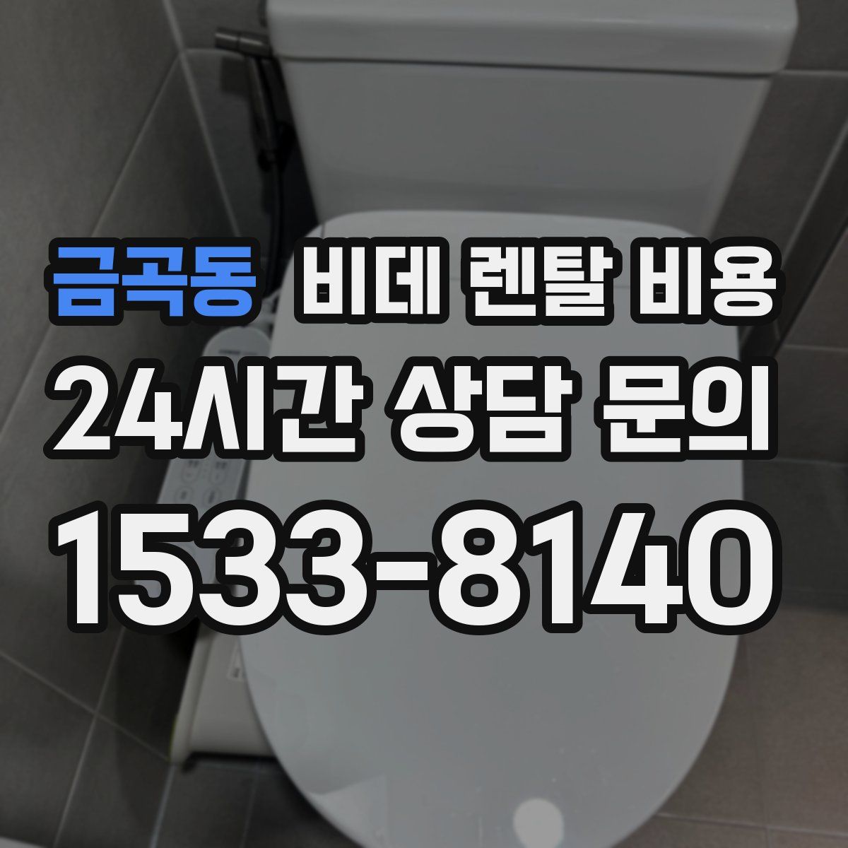 금곡동 비데 렌탈 비용