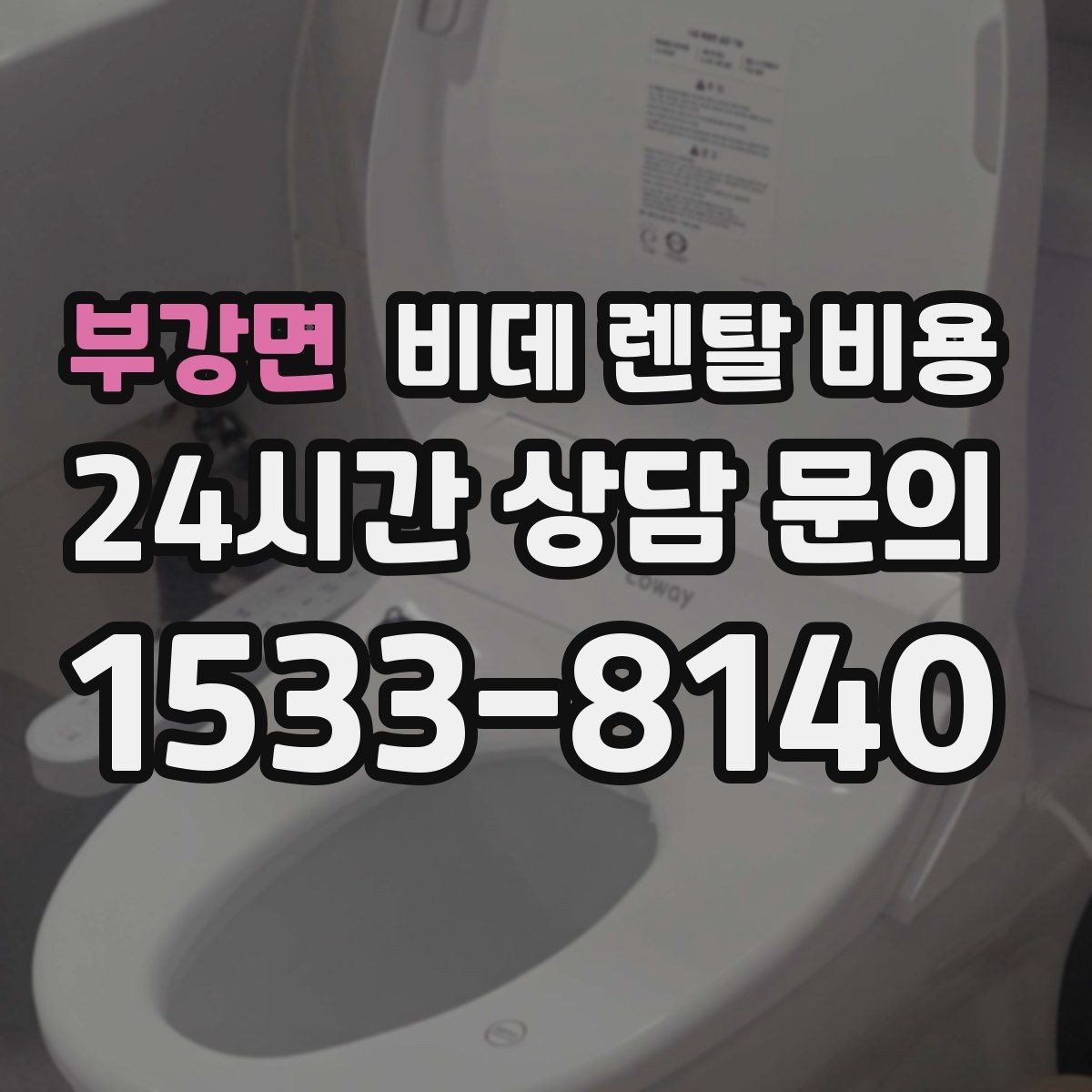 부강면 비데 렌탈 비용 사용 편의성과 청결 기능을 함께 비교
