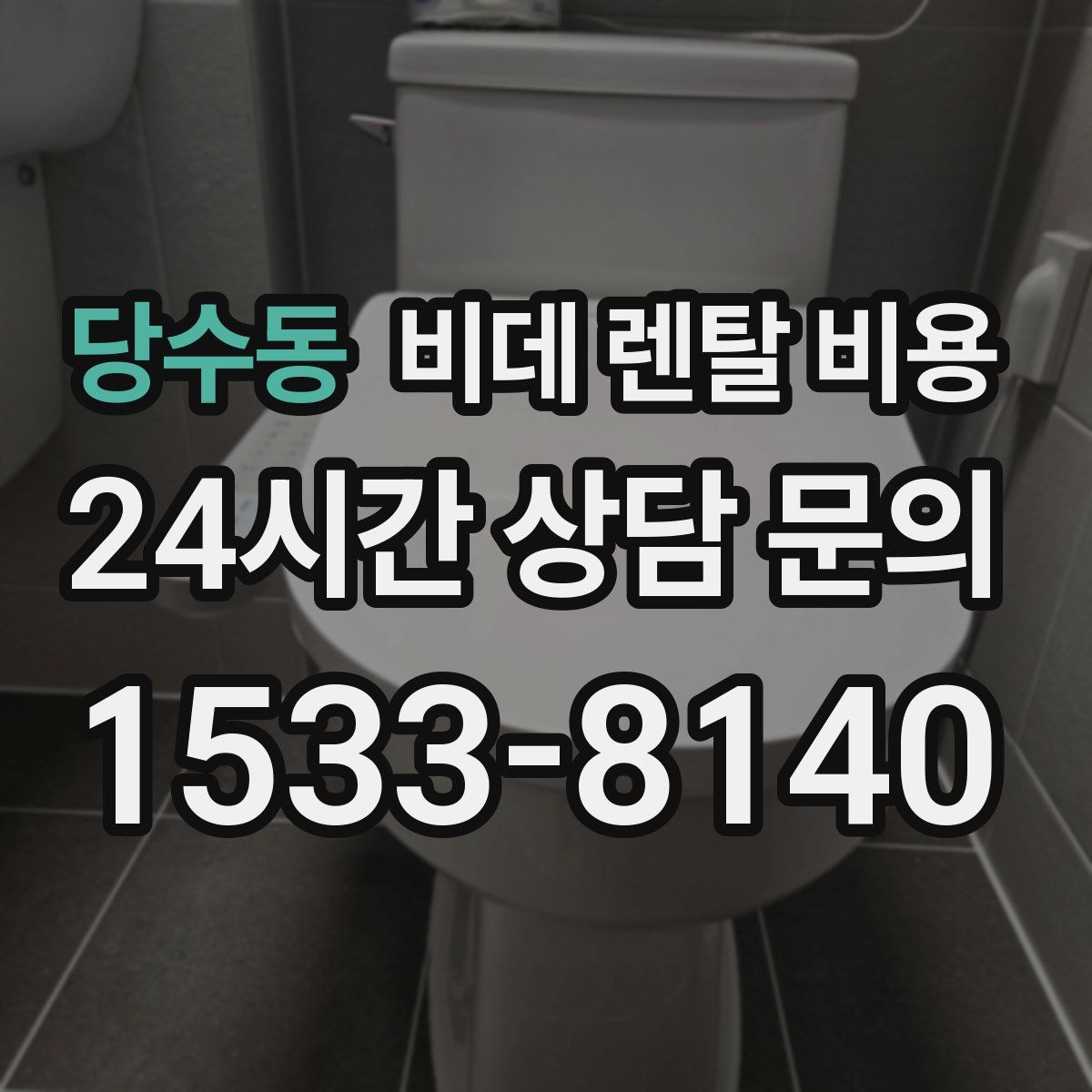 당수동 비데 렌탈 비용
