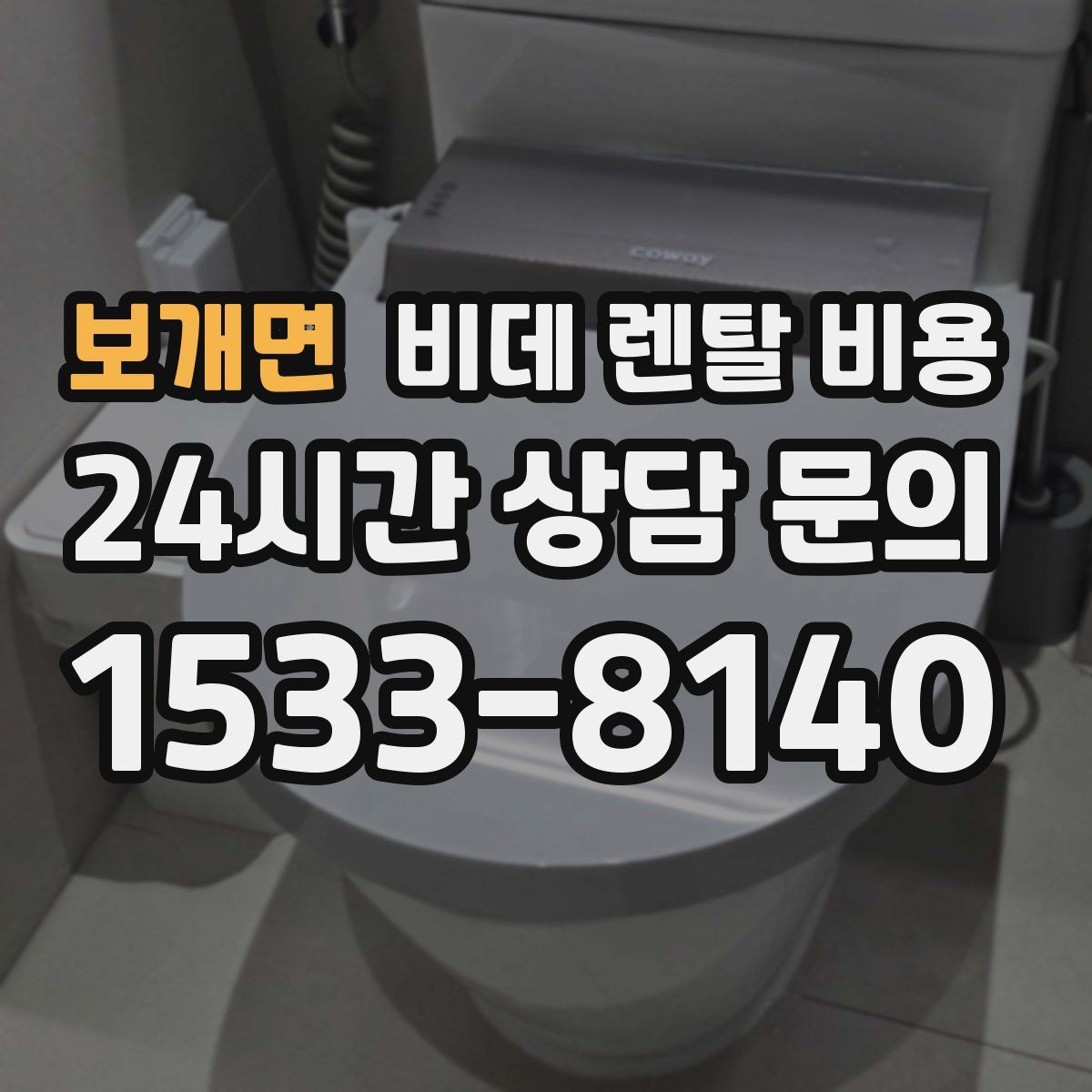 보개면 비데 렌탈 비용