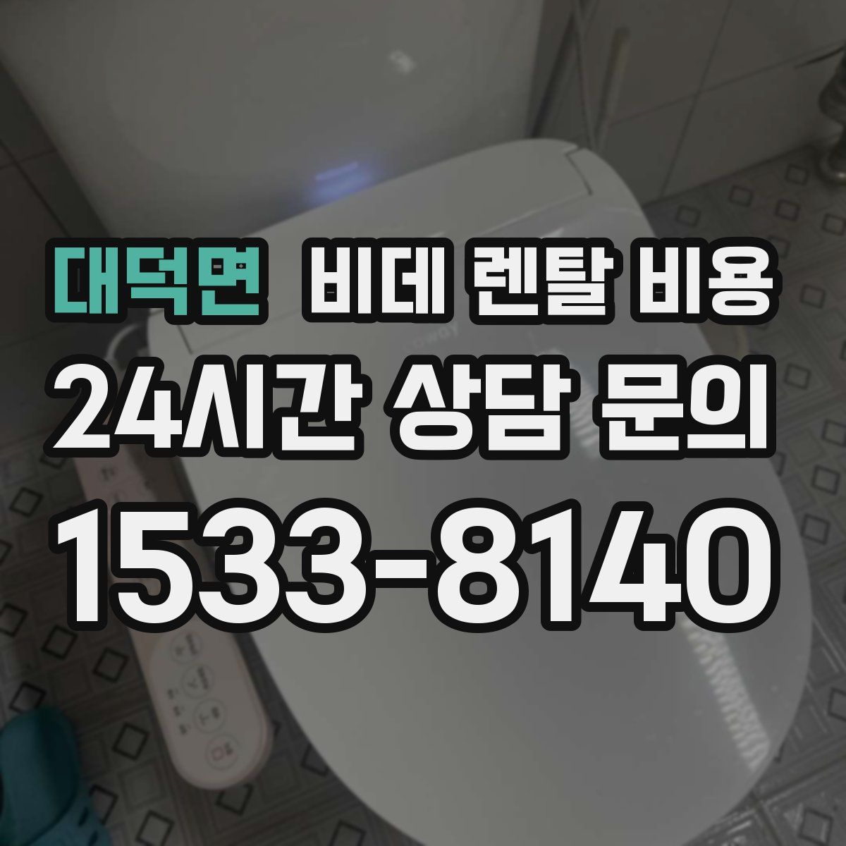 대덕면 비데 렌탈 비용