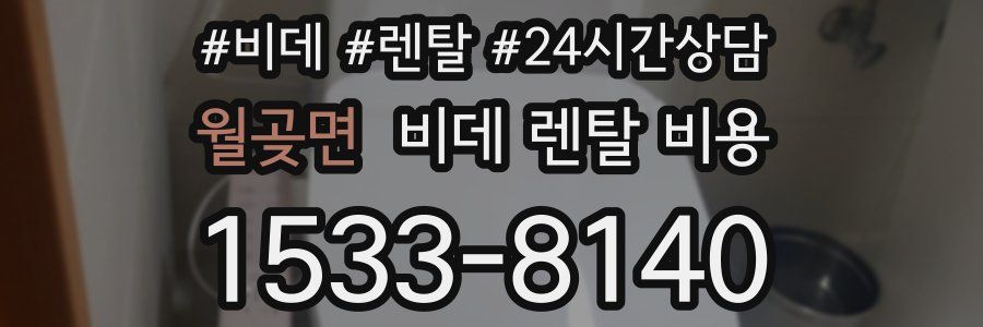 월곶면 비데 렌탈 비용