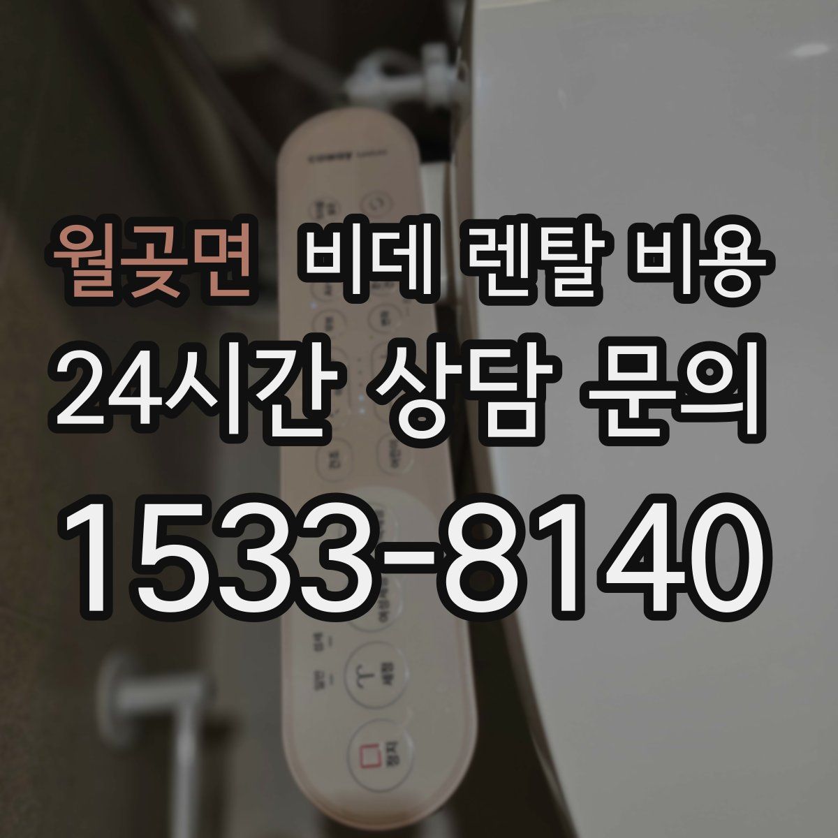 월곶면 비데 렌탈 비용