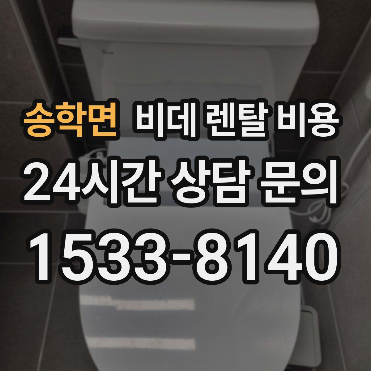 송학면 비데 렌탈 비용