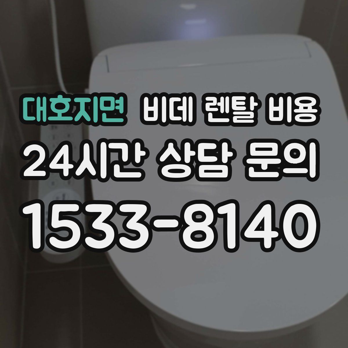 대호지면 비데 렌탈 비용