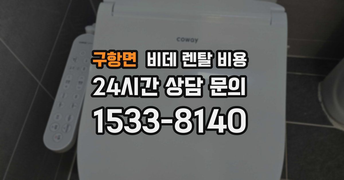 구항면 비데 렌탈 비용