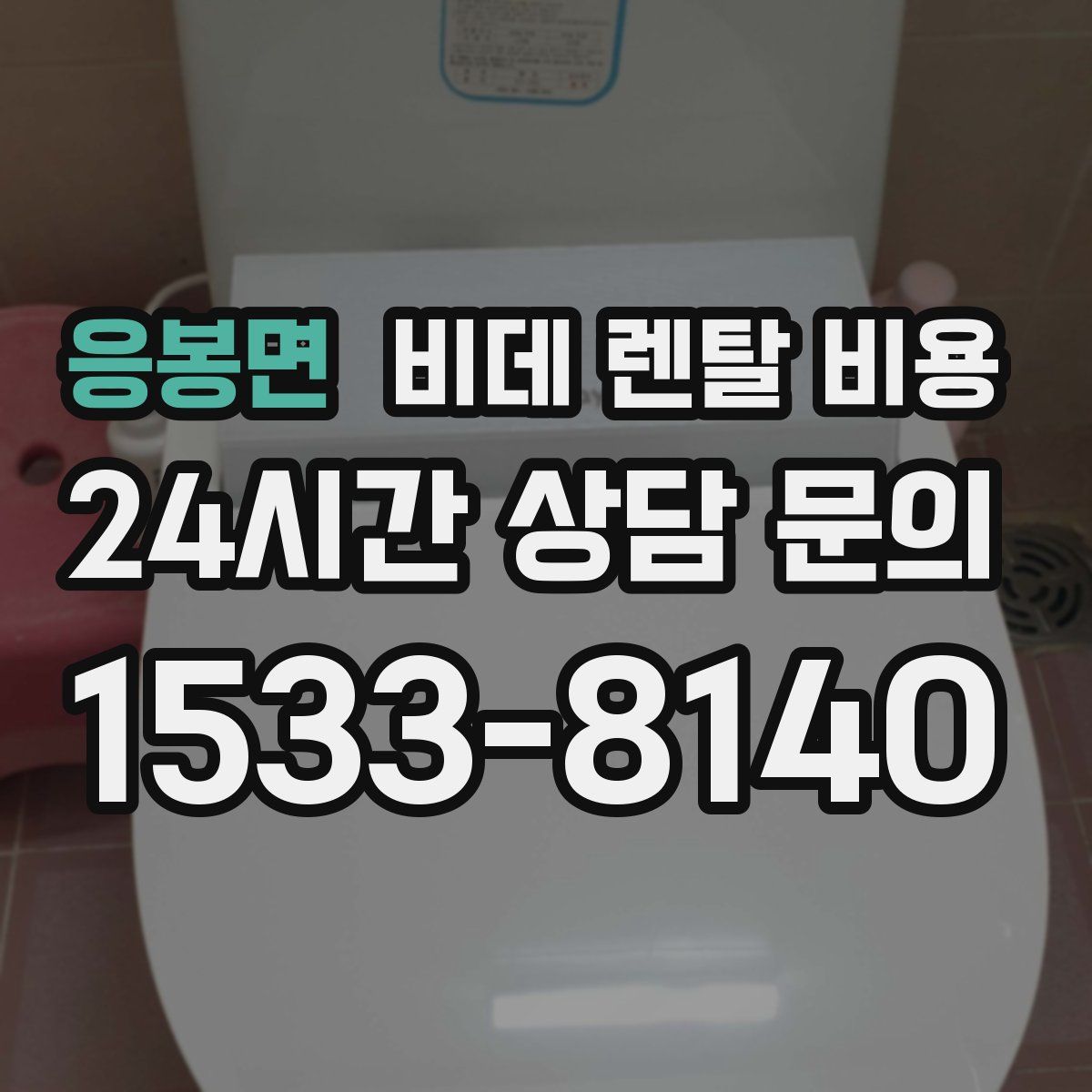 응봉면 비데 렌탈 비용