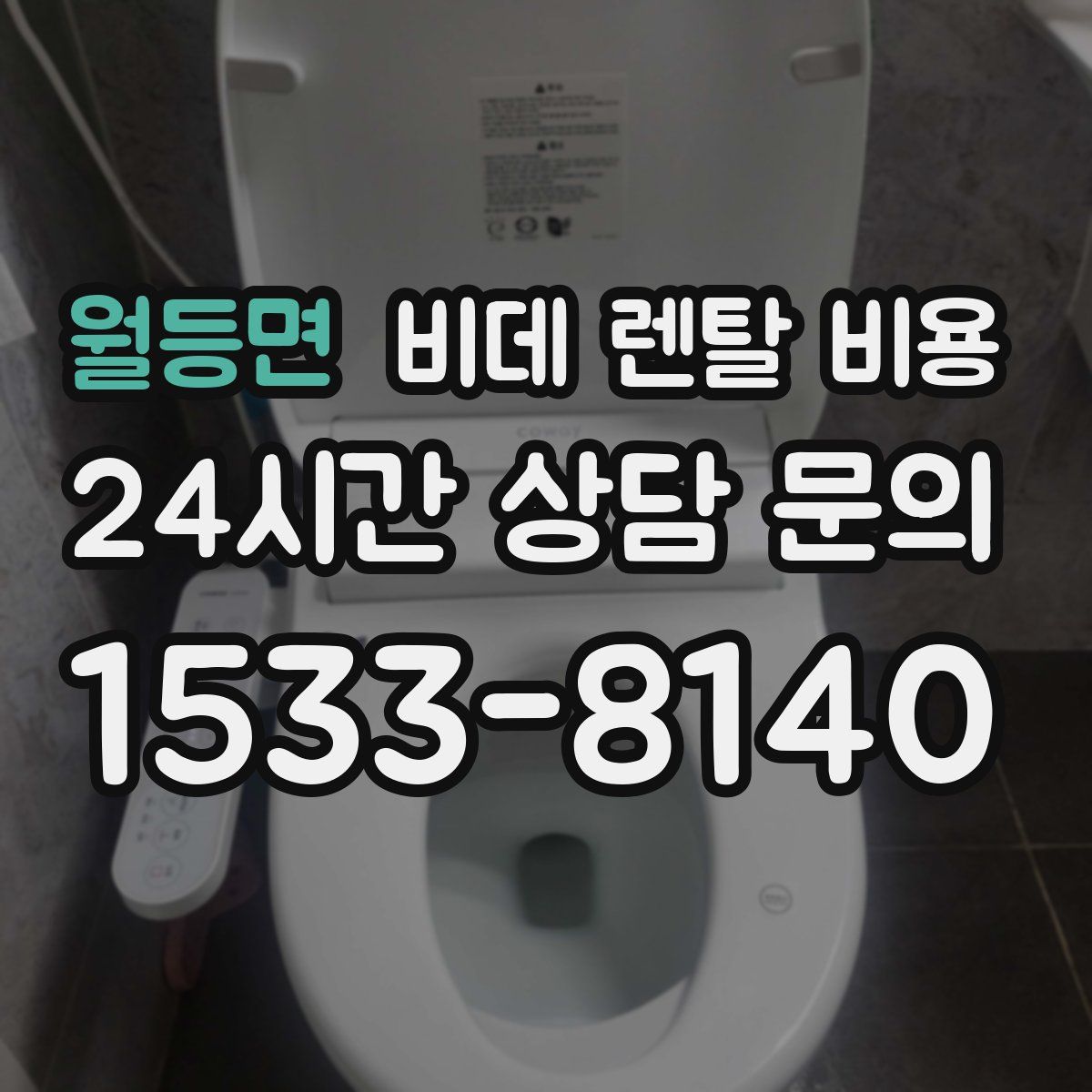 월등면 비데 렌탈 비용