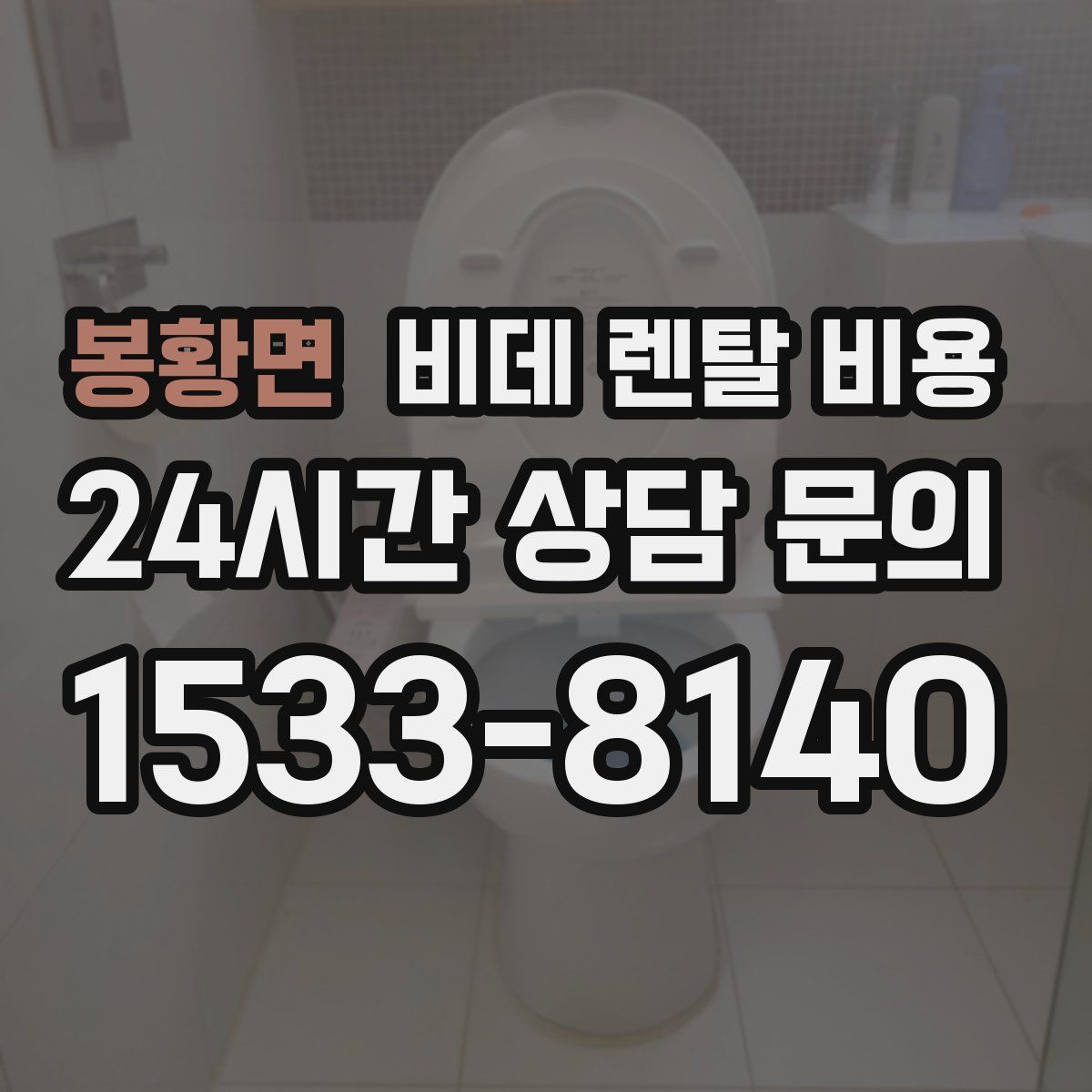 봉황면 비데 렌탈 비용
