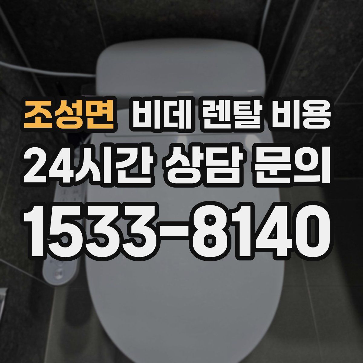 조성면 비데 렌탈 비용
