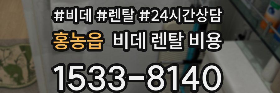 홍농읍 비데 렌탈 비용