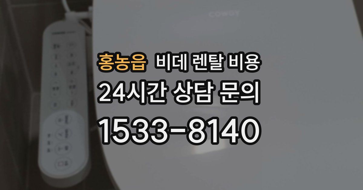 홍농읍 비데 렌탈 비용