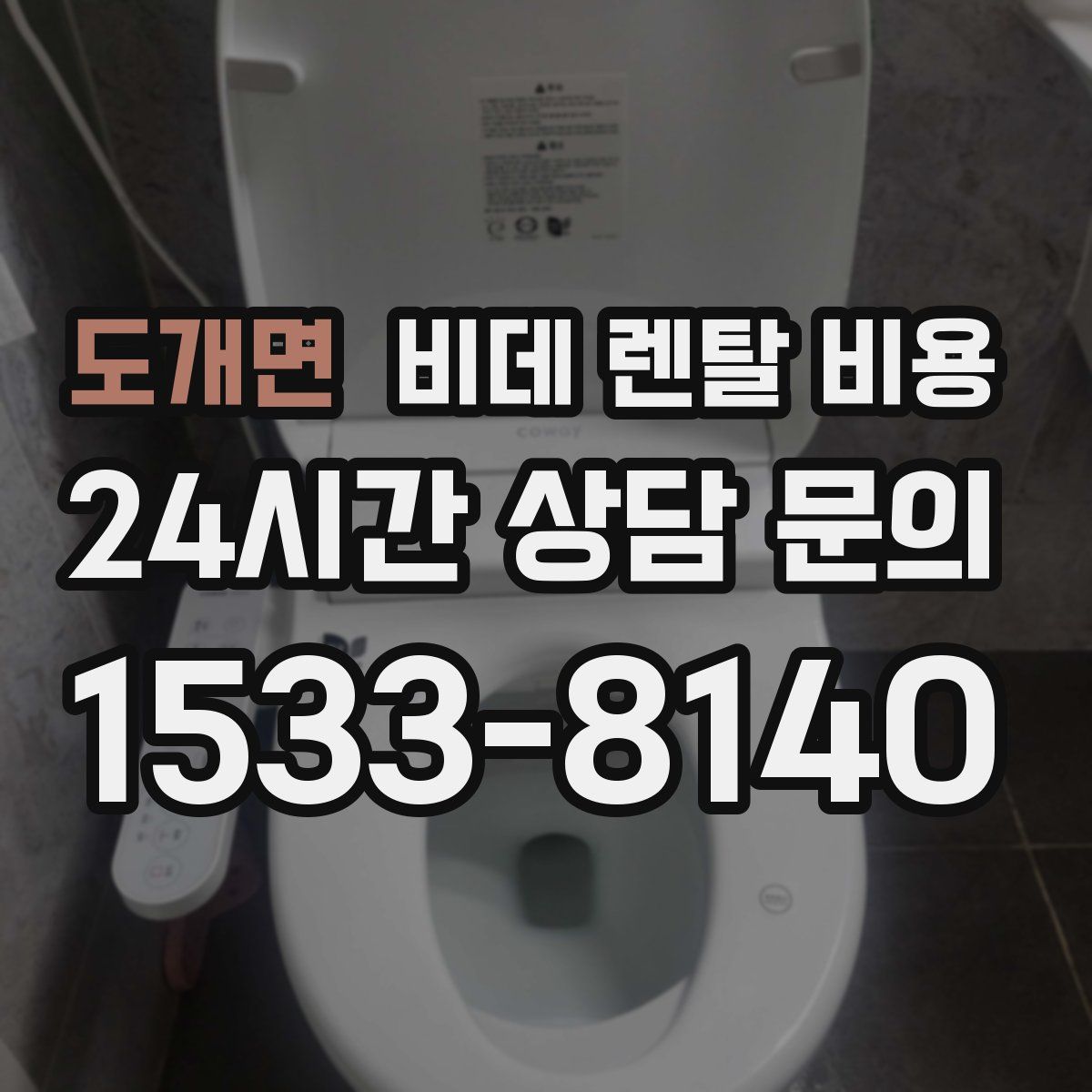 도개면 비데 렌탈 비용
