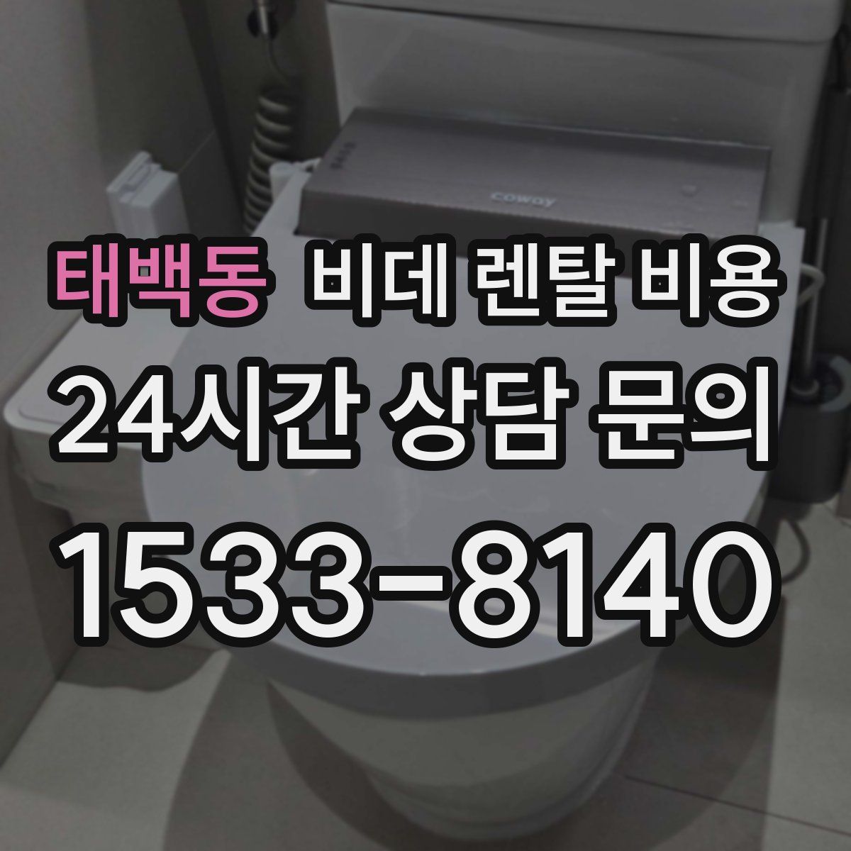 태백동 비데 렌탈 비용