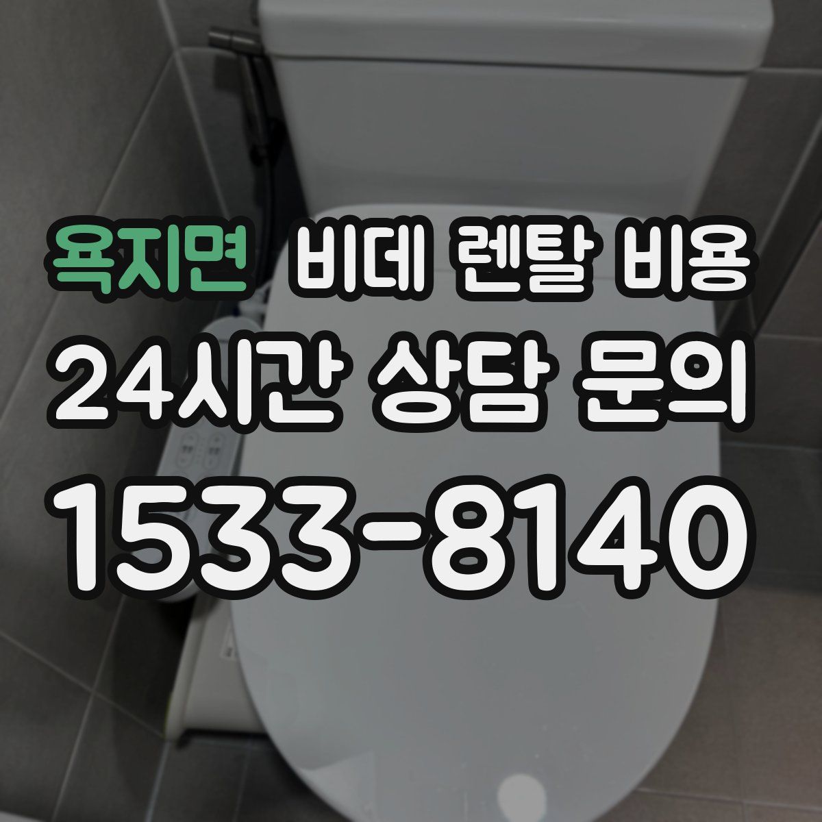 욕지면 비데 렌탈 비용