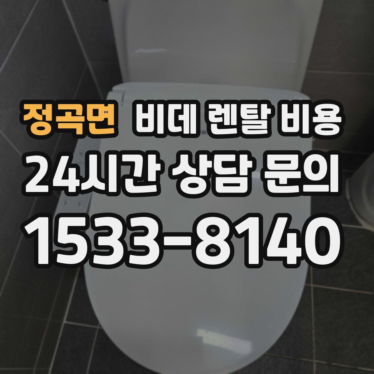 정곡면 비데 렌탈 비용
