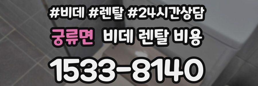 궁류면 비데 렌탈 비용