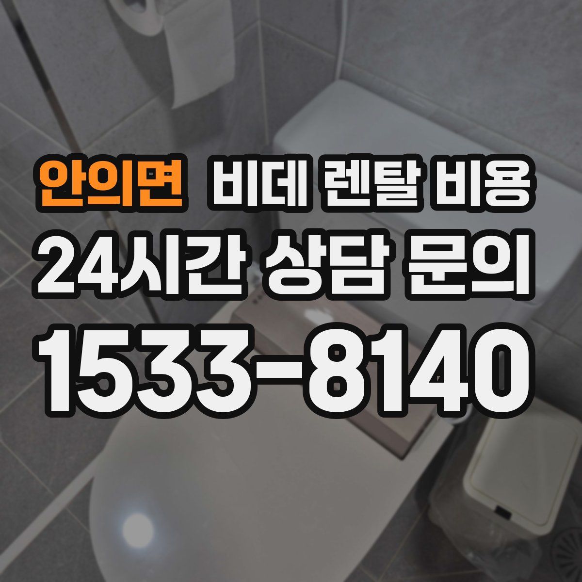 안의면 비데 렌탈 비용