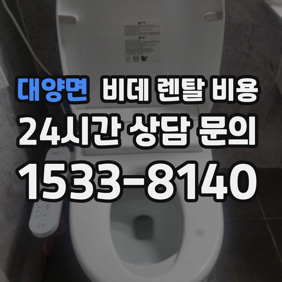 대양면 비데 렌탈 비용