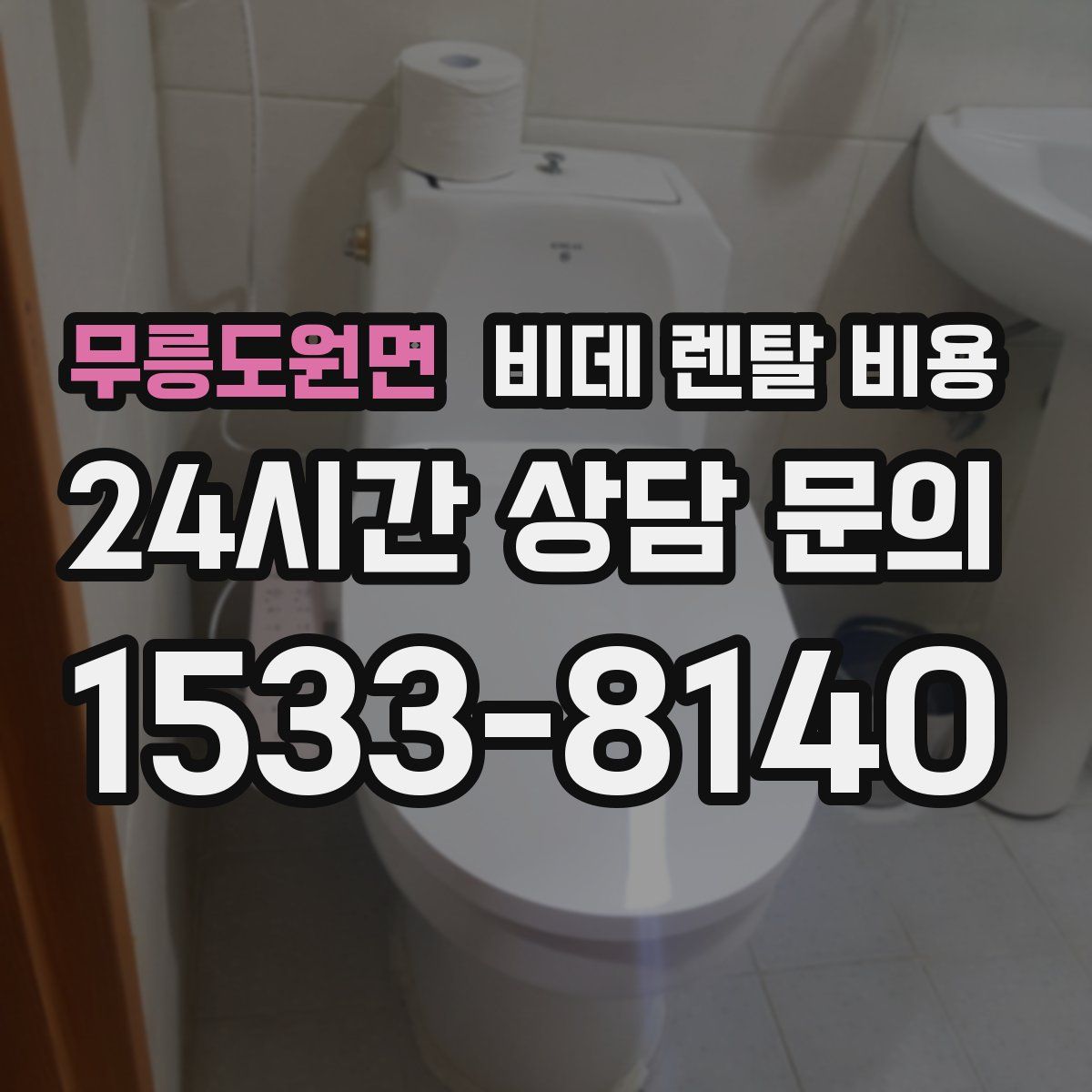 무릉도원면 비데 렌탈 비용