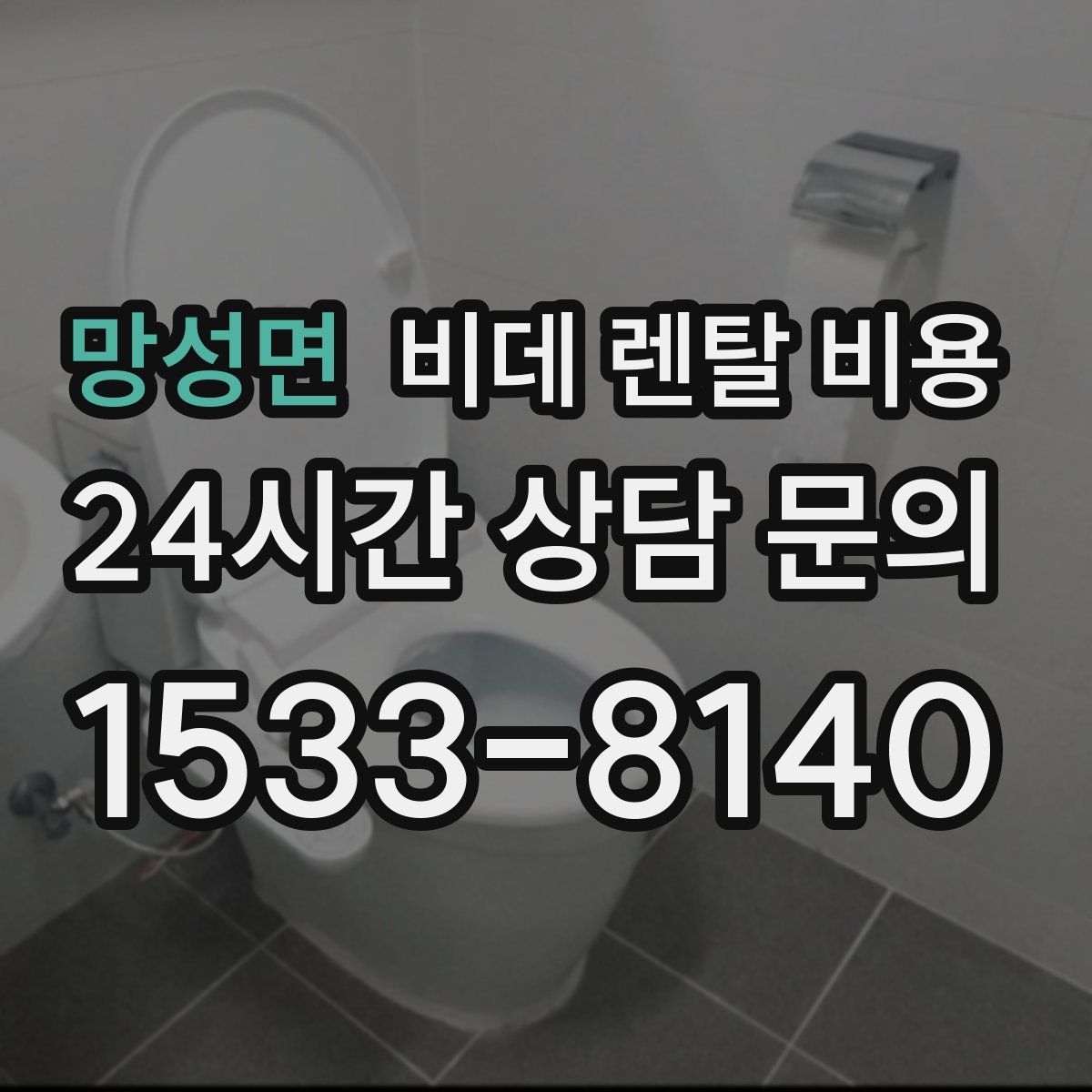 망성면 비데 렌탈 비용